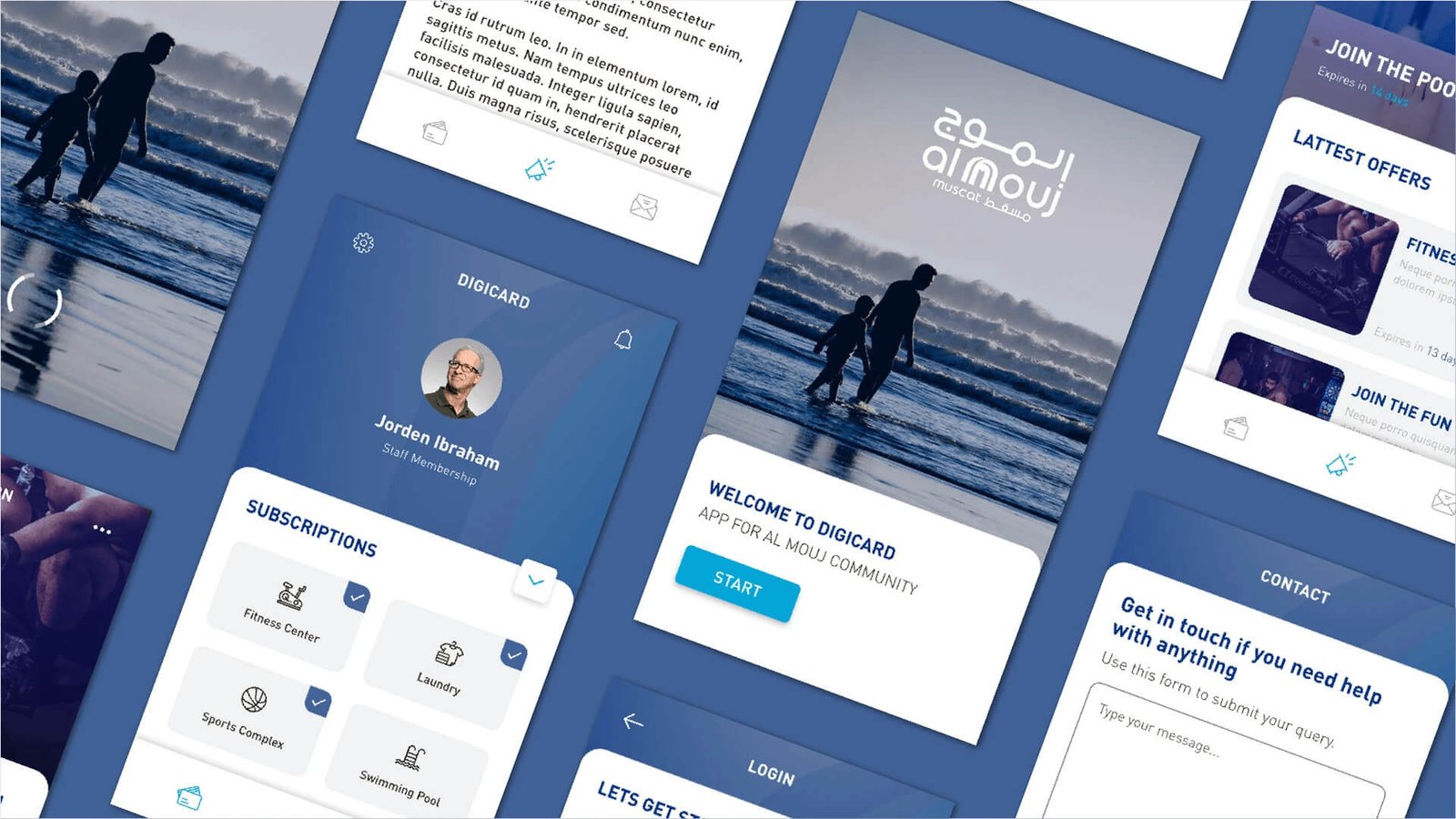 Al Mouj App project cover